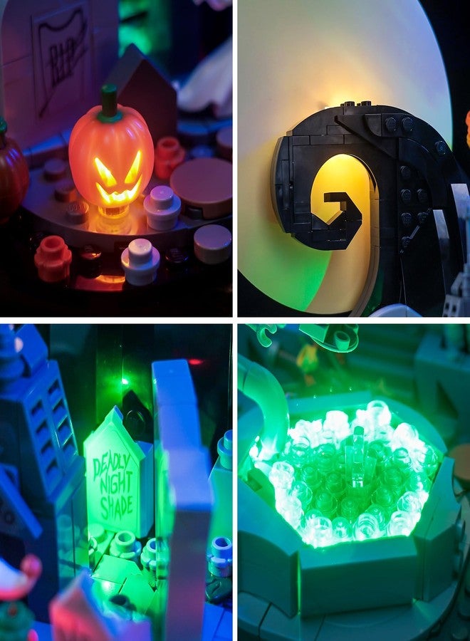 BrickBling LED Light Compatible with Lego Tim Burton's The Nightmare Before Christmas, Creative Lighting Kit Compatible with Lego 21351(No Model) (Classic Version Light) - Image 4